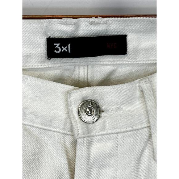 3 x 1 NYC High-Rise Straight Cropped Fringe Jeans - Picture 7 of 11